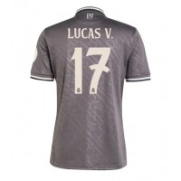 Camisa de Futebol Real Madrid Lucas Vazquez #17 Equipamento Alternativo 2024-25 Manga Curta